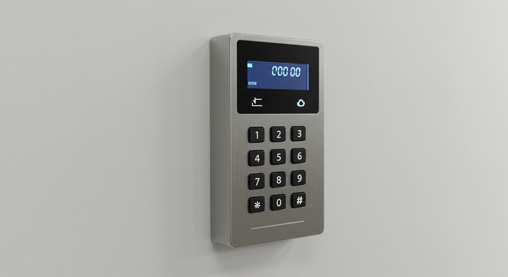 A keypad for a business access control system