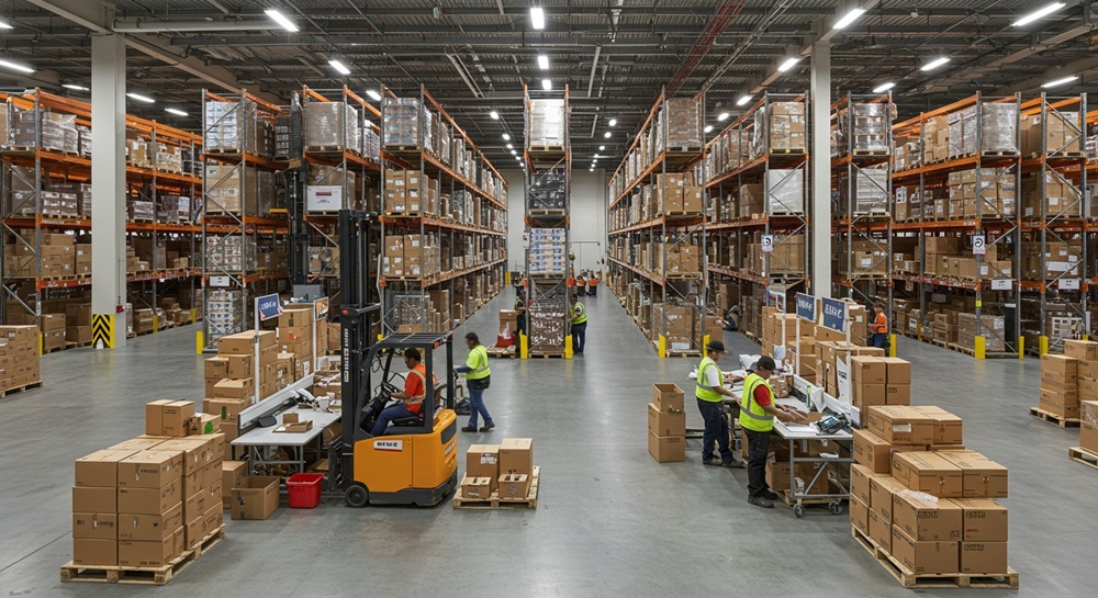 Warehouse employees