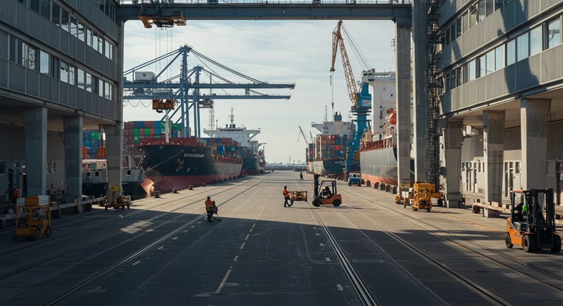 port workers