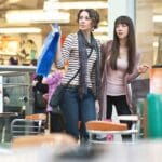 Two women shopping,